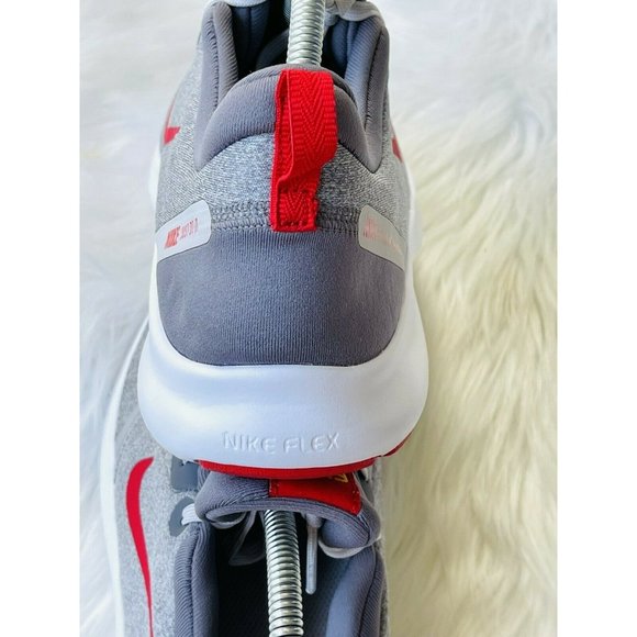 Nike Flex Experience Rn 8 Sneakers Red & Grey Mens 8 Womens 9.5 Running Shoes - Picture 5 of 12